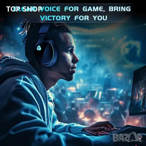 Captain 300 Bluetooth 5.2 gaming headset PC PS5,PS4,Mac,Nintendo Switch, снимка 2 - Bluetooth слушалки - 48925498