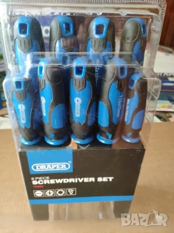DRAPER 9броя отвертки NAPA 4броя отвертки тип звезда DRAPER 6броя отвертки