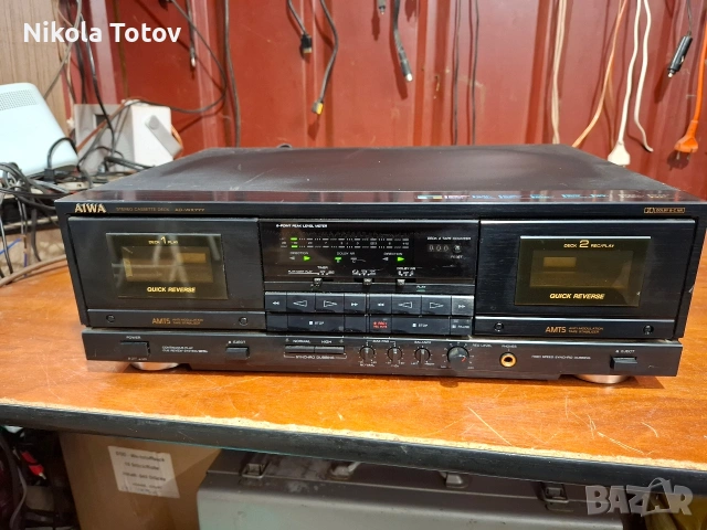 Продава се двукасетен дек Aiwa AD-WX777 Z. 