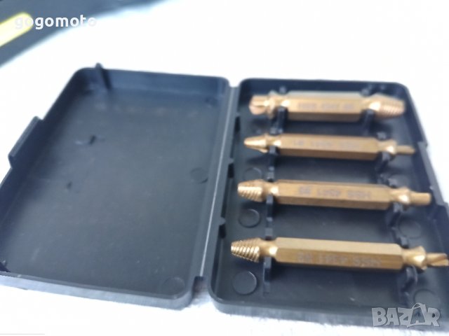 екстрактори 4 броя НОВИ двустранни винтови екстрактори Свредло, екстрактори за отстраняване болтове, снимка 11 - Други машини и части - 42067306