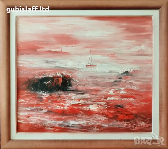 Картина, море, худ. П. Митков