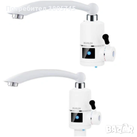 Водонагревател , 3600W, стена или плот, снимка 2 - Друга електроника - 53301651