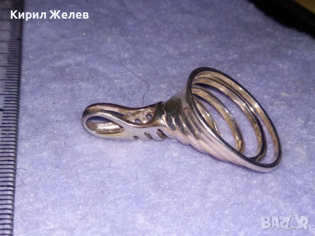ПРЕКРАСЕН СПИРАЛОВИДЕН СРЕБЪРЕН ФЕШЪН - АРТ МЕДАЛЬОН СРЕБРО 925 ДИЗАЙНЕРСКА ИЗРАБОТКА 34466, снимка 8 - Колиета, медальони, синджири - 39535594