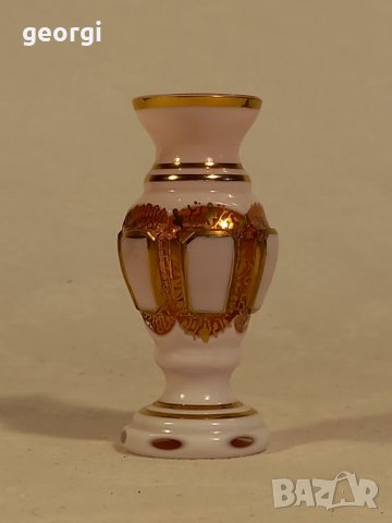 кристална вазичка Bohemia , снимка 1 - Вази - 44470881