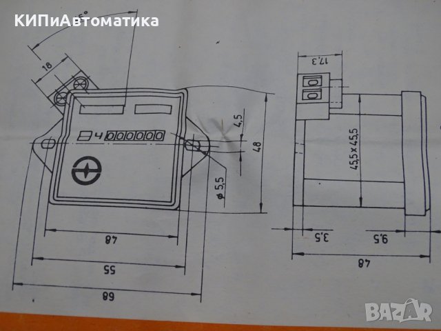 брояч на часове електромеханичен БЧ 2,BZ-2 220V 50Hz, снимка 14 - Резервни части за машини - 37258828