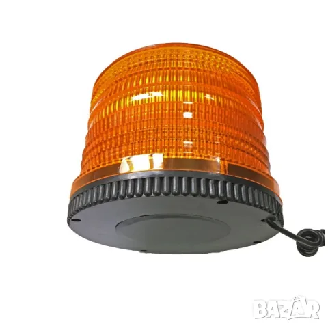LED сигнална лампа маяк 11cm x 13.5cm 12-24V оранжева 48 SMD LED, снимка 2 - Аксесоари и консумативи - 55865220