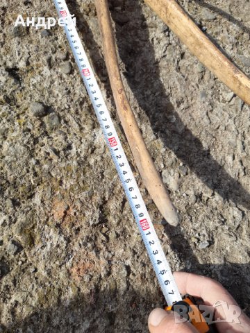 Стара дървена трирога вила #2, снимка 6 - Други ценни предмети - 44340562