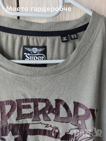 Дамска тениска на Superdry размер ХЛ, снимка 2 - Тениски - 53880825