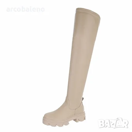  Дамски ботуши над коляното, 2цвята , снимка 4 - Дамски ботуши - 38006215