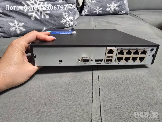 ANNKE PoE NVR 6MP 8-канален + HDD 500 GB, снимка 2 - IP камери - 51978810