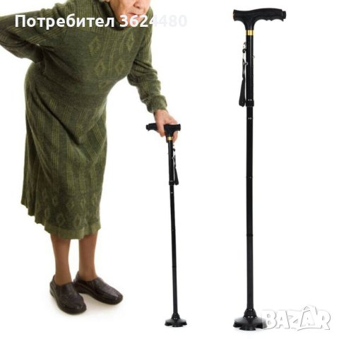 Сгъваем бастун с фенерче, снимка 5 - Други стоки за дома - 40659590