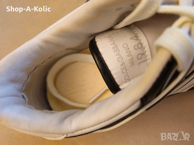 Original DOLCE & GABBANA Custom 2.Zero Low-Top Sneakers, снимка 10 - Маратонки - 51816119