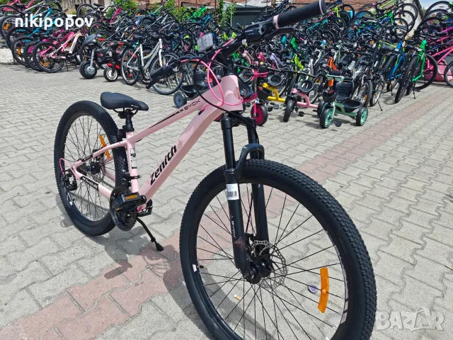 X Алуминиев велосипед 26" ZENITH розов, снимка 5 - Велосипеди - 56530286