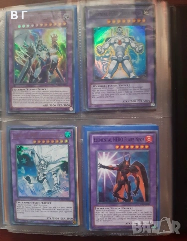 Оригинални югио elemental hero карти , оригинални yugioh карти elemental hero , Yugioh GX E Hero, снимка 2 - Колекции - 53372753