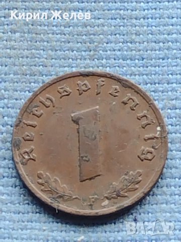 Монета 1 райхсфенинг 1937г. Германска империя с свастика 34841, снимка 3 - Нумизматика и бонистика - 42730529