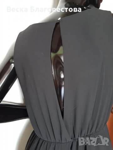 Черна рокля VILA без ръкав, снимка 5 - Рокли - 29278693