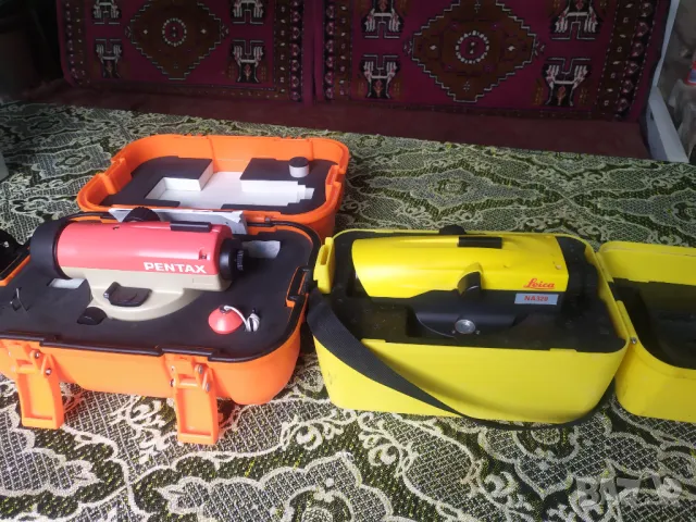 Оптичен нивелир Leica , Pentax, снимка 10 - Измервателни инструменти - 50381407