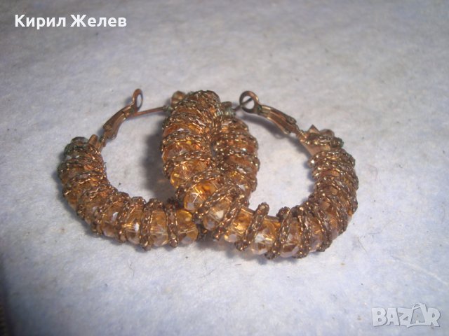 КРИСТАЛИ ФАСЕТИРАНИ ХЕНД - МЕЙД ФЕШЪН АРТ КРАСВИ ОБЕЦИ 3923, снимка 3 - Обеци - 36614923