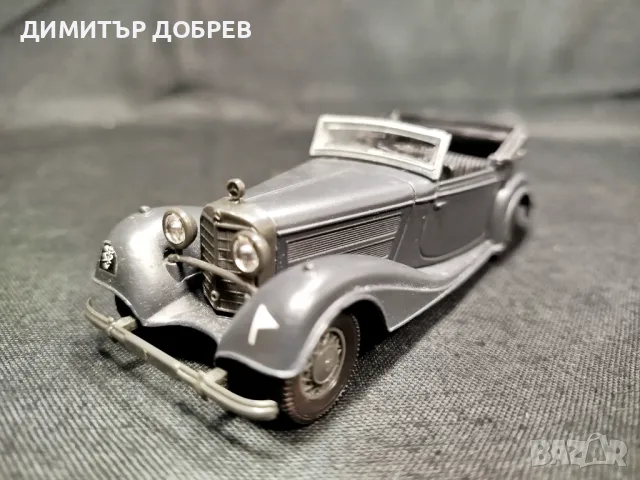 1/43 МЕТАЛНА КОЛИЧКА МАЩАБЕН МОДЕЛ 1939 MERCEDES 540K SOLIDO