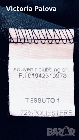 Уникална авангардна находка на Souvenir Italy - Нестандартен силует в Deep Navy, снимка 17 - Рокли - 53953605