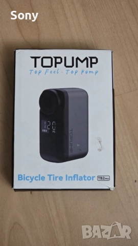 TOPUMP TB2 PRO Мини преносима електрическа помпа, снимка 2 - Аксесоари за велосипеди - 52689756