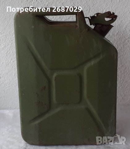 BAT  стара германска туба Бат, метал 10 литра, метал, метална, снимка 3 - Антикварни и старинни предмети - 37051929