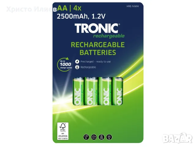 Tronic Презареждащи Акумулаторни батерии AA 