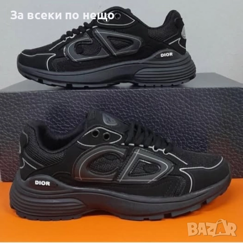 Christian Dior Мъжки Черни Маратонки👟Мъжки Спортни Обувки Кристиян Диор Код P1240