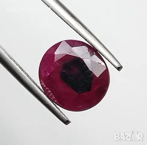 Рядък двуцветен сапфир в голям размер 3.08кт.! Сертифициран! Нов!, снимка 3 - Други - 50321065