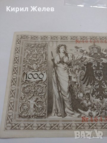 Райх банкнота - Германия - 1000 марки / 1910 година - 17957, снимка 9 - Нумизматика и бонистика - 31029931