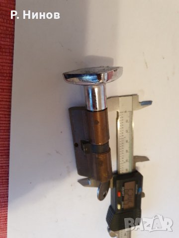 Патронник  62 мм равностранен с ръкохватка за входна врата или баня или тоалетна, снимка 2 - Входни врати - 35010756