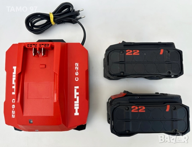 Hilti SF 6H-22 ATC Nuron - Безчетков ударен винтоверт 2x22V 5.10Ah, снимка 10 - Винтоверти - 52656213