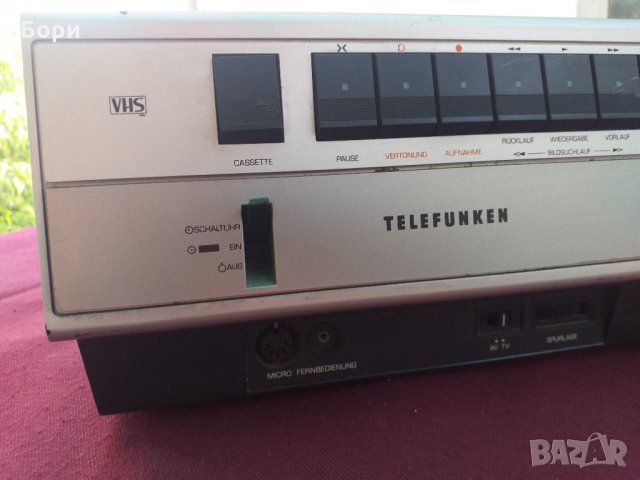 TELEFUNKEN VIDEO RECORDER 920 VHS, снимка 2 - Плейъри, домашно кино, прожектори - 33817175