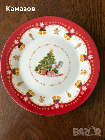 Коледен сет /сервиз/ за кафе - 18 част, снимка 3 - Сервизи - 56178609