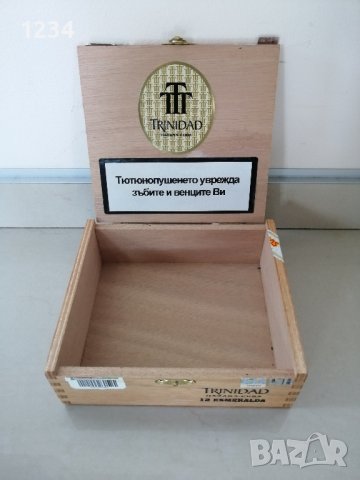 Дървена кутия за пури 16.5 х 14 h 5.5 см. , снимка 4 - Други стоки за дома - 40451172