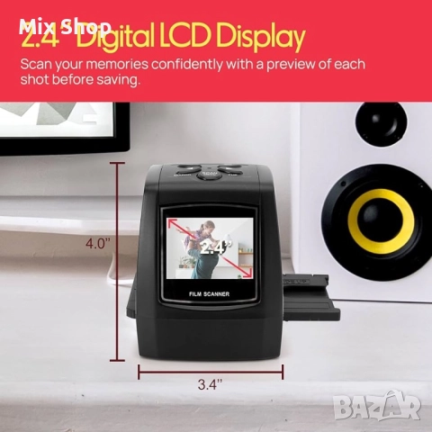 Нов DIGITNOW 22MP многофункционален скенер за филми и диапозитиви, снимка 2 - Друга електроника - 52985138