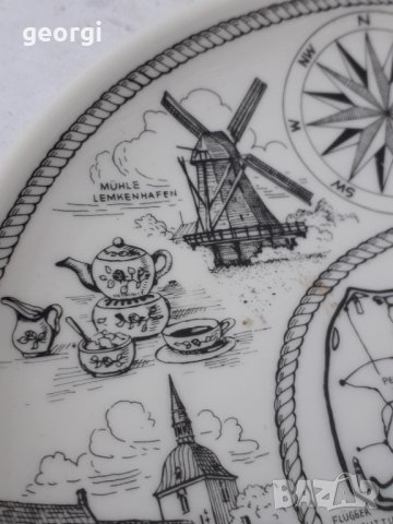 Немска декоративна порцеланова чиния , снимка 4 - Колекции - 31578724