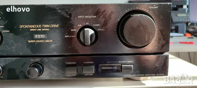 Стерео усилвател SONY TA-F270, снимка 2 - Ресийвъри, усилватели, смесителни пултове - 48401235