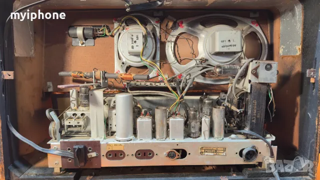  Ретро Радио Philips Работещо, снимка 2 - Антикварни и старинни предмети - 50071990