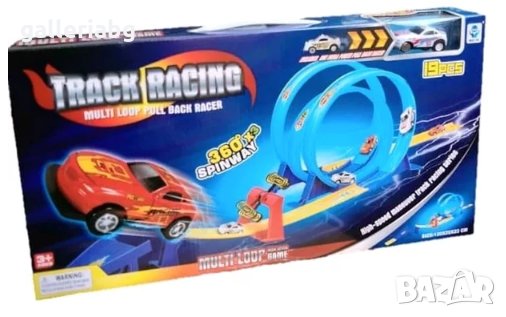 Забавна писта за игра с 360 градусово преобръщане