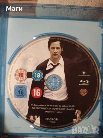 Constantine / Константин / Blu Ray disc / Блу Рей диск без Бг субтитри , снимка 2 - Blu-Ray филми - 52945173