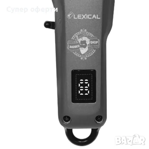 Марка: LEXICAL Цвят: Черен, бял Захранване: DC 5V, 2W Тип зареждане: USB Type-C Дисплей: LED Тип бат, снимка 5 - Машинки за подстригване - 49779527
