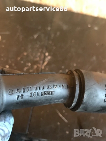 Въздушна тръба за Mercedes Vito OM651 2.2 CDI (2011) A6510100382, снимка 3 - Части - 53875337