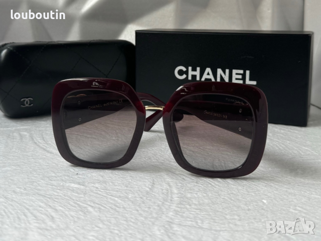 CH дамски слънчеви очила квадратни с лого , снимка 6 - Слънчеви и диоптрични очила - 44687572