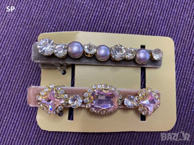 Шноли с камъни, снимка 3 - Аксесоари за коса - 34296712
