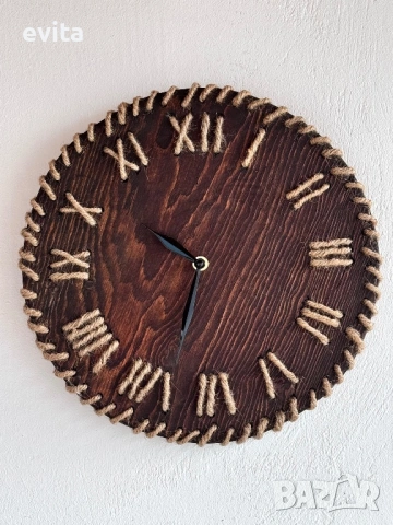 🌿 Часовници ръчна изработка Дизайнерски стенни часовници, снимка 2 - Декорация за дома - 53185760