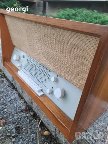 немско лампово радио Braun, снимка 6 - Радиокасетофони, транзистори - 50239689