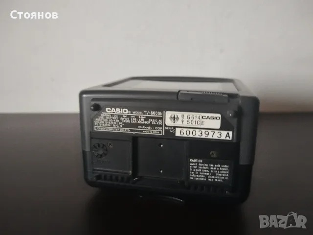Мини телевизорче  CASIO  LCD mod:6600N Japan , снимка 11 - Телевизори - 56506538
