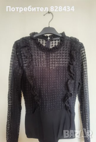 Дантелено боди Made in Italy 220, снимка 2 - Блузи с дълъг ръкав и пуловери - 34465537