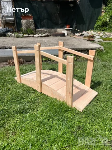 Дървено декоративно мостче, снимка 4 - Декорация за дома - 49816215